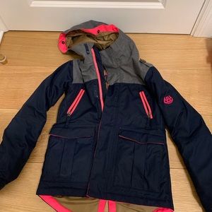 686 Youth Girls Ski Snowboard Jacket US Size 8